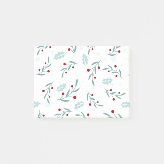 Weihnachtsmuster 112 post-it klebezettel (Vorderseite)