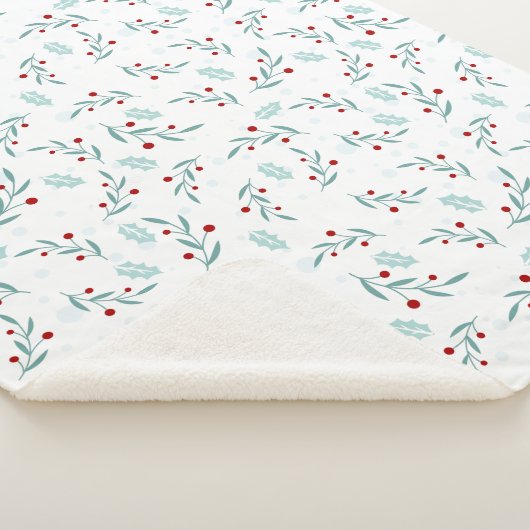 Weihnachtsmuster 112 sherpadecke (3/4)