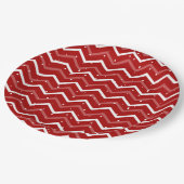 Weihnachtsmuster 113 pappteller (Schrägansicht)