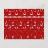 Weihnachtsmuster 116 feiertagspostkarte (Vorderseite)