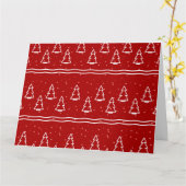 Weihnachtsmuster 116 karte (Gelbe Blume)