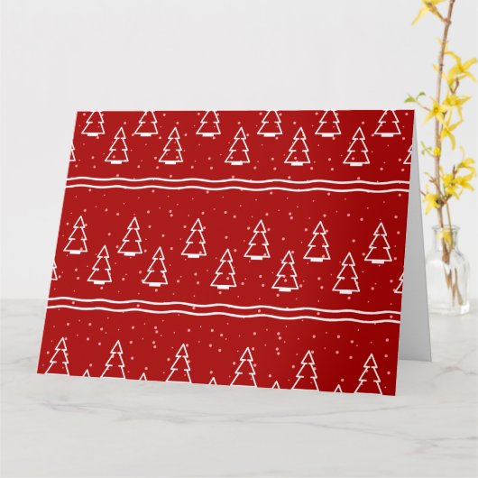 Weihnachtsmuster 116 karte (Gelbe Blume)