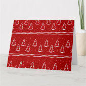 Weihnachtsmuster 116 karte (Vorderseite)