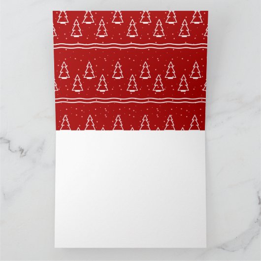 Weihnachtsmuster 116 karte (Innenseite)