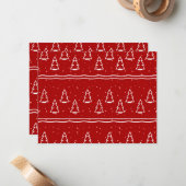 Weihnachtsmuster 116 mitteilungskarte (Vorderseite/Rückseite Beispiel)