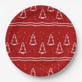 Weihnachtsmuster 116 pappteller (Vorderseite)