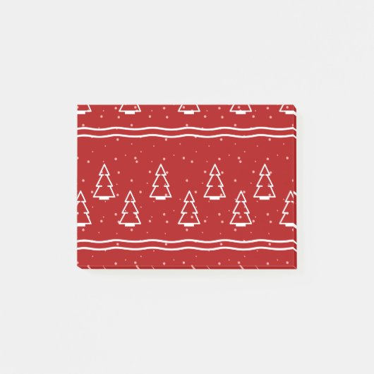 Weihnachtsmuster 116 post-it klebezettel (Vorderseite)