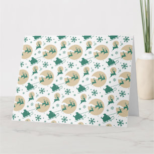 Weihnachtsmuster 118 dankeskarte