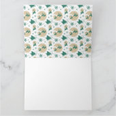 Weihnachtsmuster 118 dankeskarte (Innenseite)