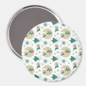 Weihnachtsmuster 118 magnet (Vorderseite/Rückseite)