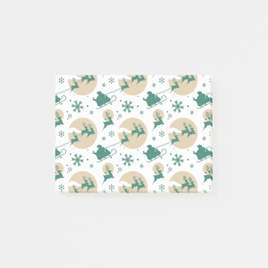 Weihnachtsmuster 118 post-it klebezettel (Vorderseite)