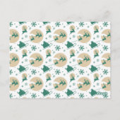 Weihnachtsmuster 118 postkarte (Rückseite)