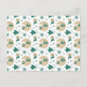 Weihnachtsmuster 118 postkarte (Vorderseite)