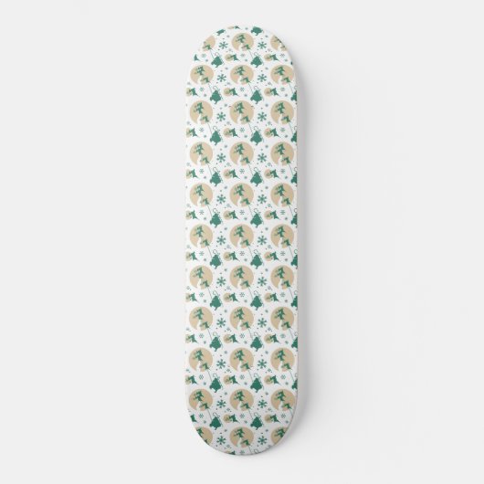Weihnachtsmuster 118 skateboard (Vorderseite)