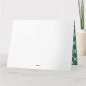 Weihnachtsmuster 119 dankeskarte (Rückseite)