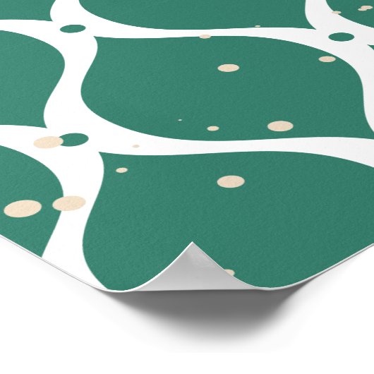 Weihnachtsmuster 119 poster (Ecke)