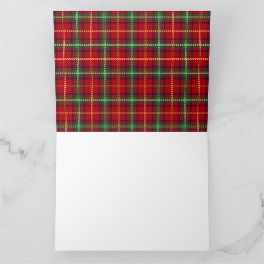 Weihnachtsmuster 11 dankeskarte (Innenseite)