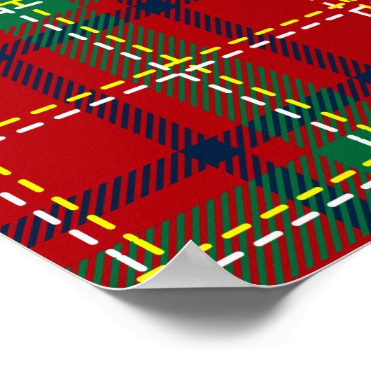 Weihnachtsmuster 11 poster (Ecke)