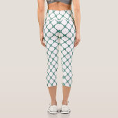 Weihnachtsmuster 120 capri leggings (Rückseite)