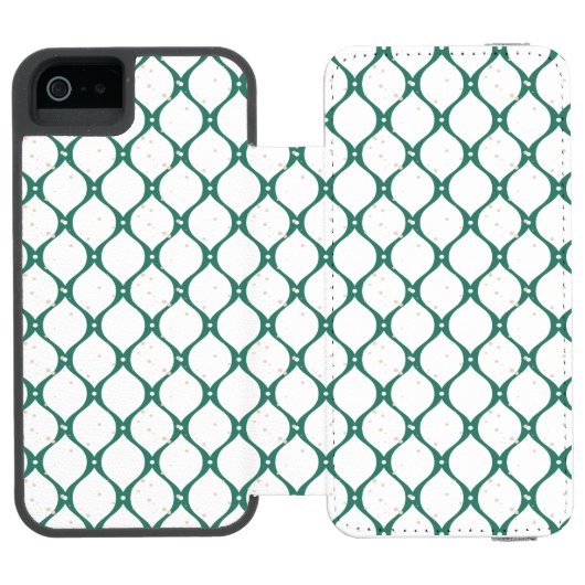 Weihnachtsmuster 120 incipio iPhone Geldbeutel-Hülle (Folio Geöffnet)