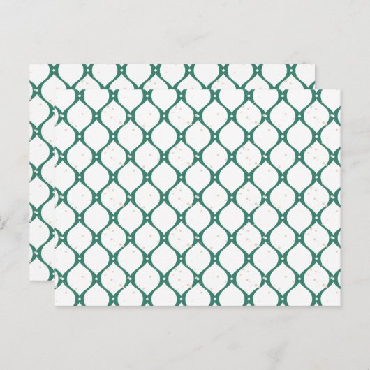 Weihnachtsmuster 120 postkarte (Vorne/Hinten)