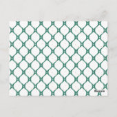 Weihnachtsmuster 120 postkarte (Rückseite)