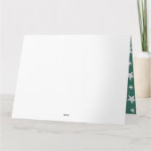 Weihnachtsmuster 121 dankeskarte (Rückseite)