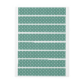 Weihnachtsmuster 121 Rundum-Adressaufkleber (Bogen)