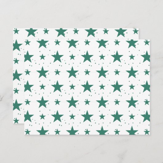 Weihnachtsmuster 123 postkarte (Vorne/Hinten)