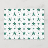 Weihnachtsmuster 123 postkarte (Vorderseite)