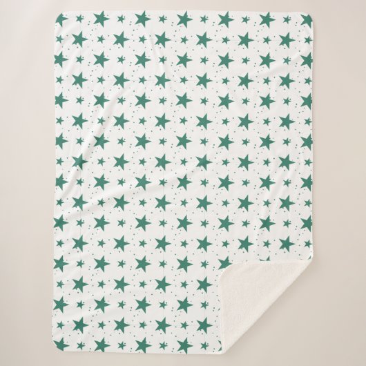 Weihnachtsmuster 123 sherpadecke (Vorderseite)