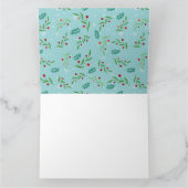 Weihnachtsmuster 126 dankeskarte (Innenseite)