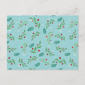 Weihnachtsmuster 126 postkarte (Vorderseite)