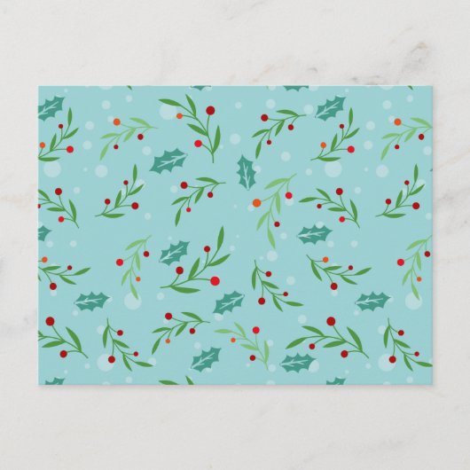 Weihnachtsmuster 126 postkarte (Vorderseite)