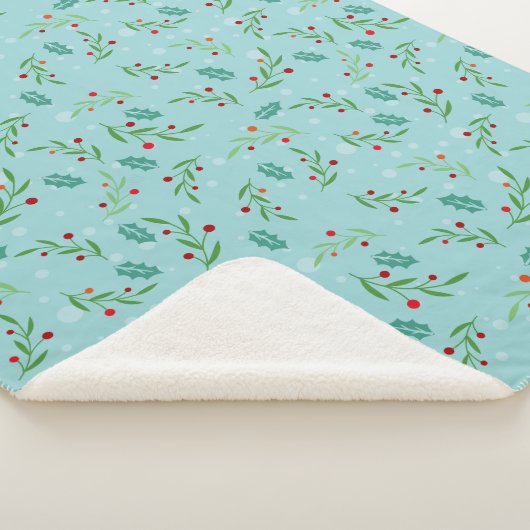 Weihnachtsmuster 126 sherpadecke (3/4)