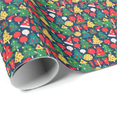 Weihnachtsmuster 1 - Wrapping Paper Geschenkpapier (Rolleneckpunkt)