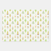 🎄 Weihnachtsmuster 2003 für Kinder Geschenkpapier Set (Vorderseite 3)