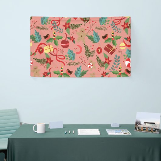 Weihnachtsmuster 2 banner (Messeveranstaltung)