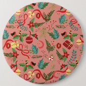 Weihnachtsmuster 2 button (Vorderseite)