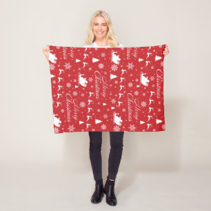 Weihnachtsmuster 2 fleecedecke