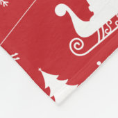 Weihnachtsmuster 2 fleecedecke (Ecke)