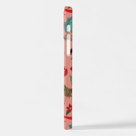 Weihnachtsmuster 2 iPhone hülle (Linke Seite)