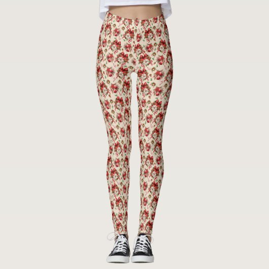 Weihnachtsmuster 2 leggings (Vorderseite)