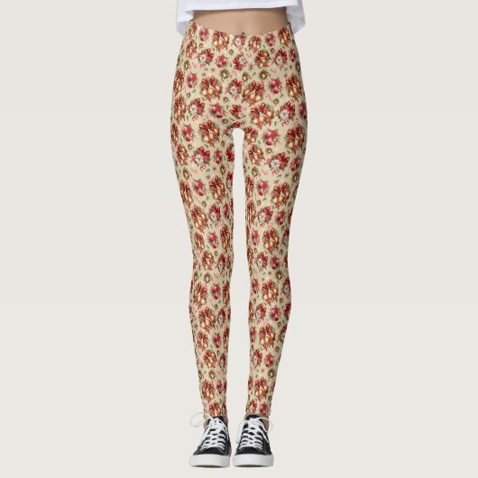 Weihnachtsmuster 2 leggings (Vorderseite)