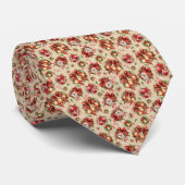Weihnachtsmuster 2 Neck Tie Krawatte (Gerollt)