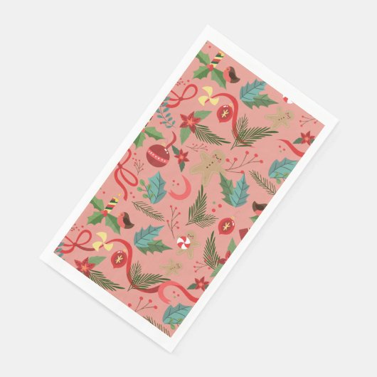 Weihnachtsmuster 2 serviette (Ecke)