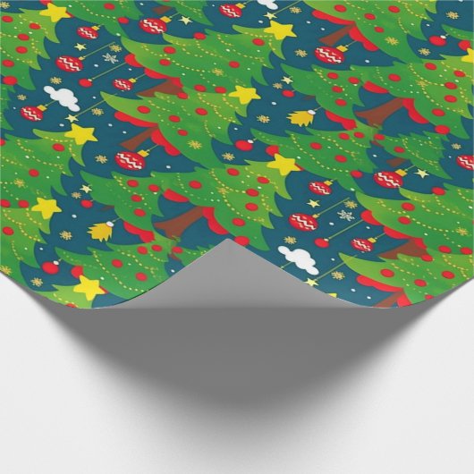 Weihnachtsmuster 2 - Umschlagpapier Geschenkpapier (Ecke)