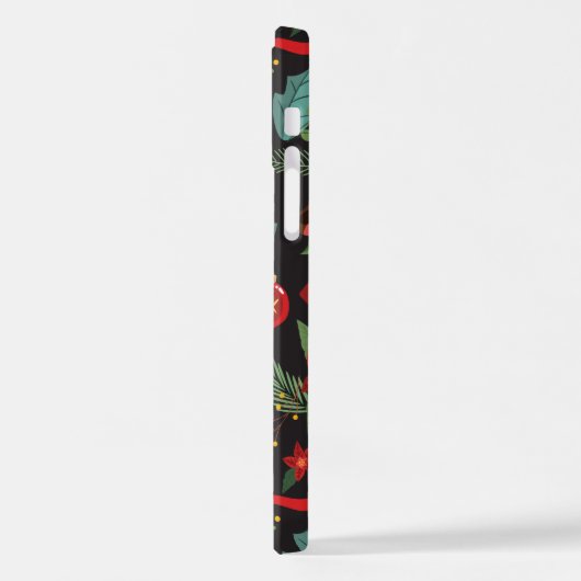 Weihnachtsmuster 3 iPhone hülle (Linke Seite)