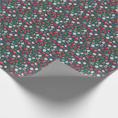 Weihnachtsmuster 4 - Umschlagpapier Geschenkpapier (Ecke)