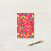 Weihnachtsmuster 6 post-it klebezettel (Auf Schreibtisch)